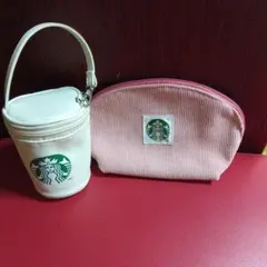 1500）新品未使用　スターバックスシュトーレンポーチ＆カップポーチのサムネイル