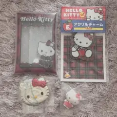 サンリオ　ハローキティ 4点セット　ハッピーくじ　ガチャガチャ　キーホルダー