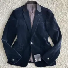 【美品】コムサメン　COMME CA MEN ベルベットジャケット　Ｓ