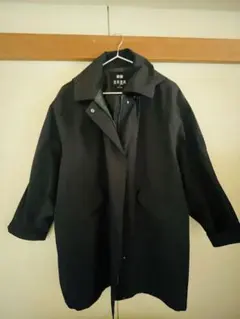 新品未使用　WOMENブロックテックリラックスハーフコート ブラック
