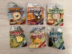 【新品】スヌーピーワールドグルメツアーストラップ6種まとめ売りセット非売品