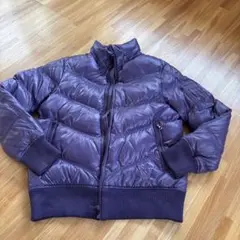 UNIQLOパープル プレミアムダウンジャケット