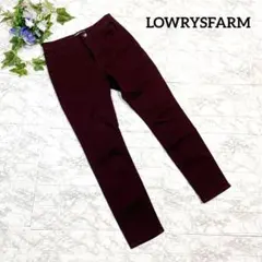 【超美品】ローリーズファーム ボルドー ストレッチ カジュアルパンツ スキニー