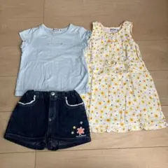 ミキハウス 100cm 3点セット