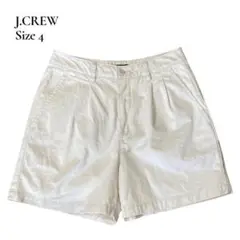 【J.CREW】ジェイクルー ショートパンツ アイボリー Size 4