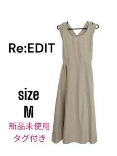 Re:EDIT リネンノースリーブワンピース