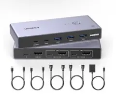 UGREEN 8K@60Hz HDMI KVM切替器