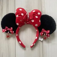 東京ディズニーリゾート ミニー耳カチューシャ　イヤリング②