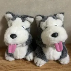 昭和レトロ ビンテージ ピーナッツクラブ 犬 ぬいぐるみ 93年 シュナウザーのサムネイル