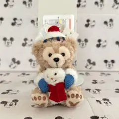 香港ディズニー 20周年 クリスマス ダッフィー ぬいぐるみ SSSサイズ