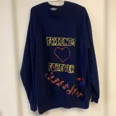 ☆FRIENDS FOREVER ☆ネイビー☆メンズXL