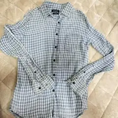 BACK NUMBER チェック柄シャツ Lサイズ