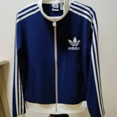 adidasベッケンバウワートラックジャケットネイビーＬ　美品
