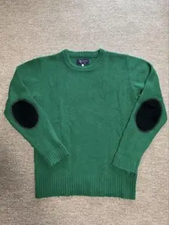DUFFER ST.GEORGE グリーンニットセーター Lサイズ