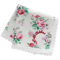 ★新品Cath Kidstonキャスキッドソンガーゼタオルハンカチ アイボリー★