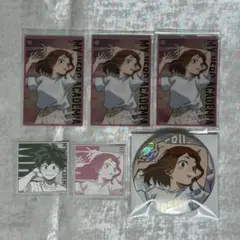 ヒロアカ 麗日お茶子 缶バッジ メタルカード ベースヤード