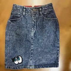 CELLULOID デニム ミニスカート ケミカルウォッシュ