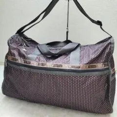 【極美品】LeSportsac ボストンバッグ ラージ ウィークエンダー 鍵付き