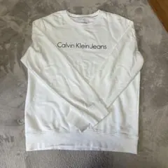 Calvin Klein Jeans ホワイト トレーナー