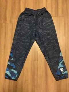 ケルメ KELME ネイビー迷彩 ピステパンツ 130 トレーニングパンツ