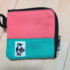 CHUMS コインケース 小銭入れ ピンク×ターコイズのサムネイル