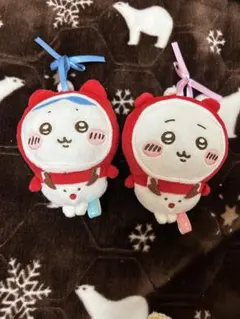 【美品】エニマイくじちいかわオーナメントE賞2点クリスマス、エニマイくじ