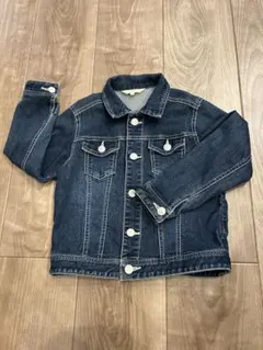 ハッシュアッシュ　ダークデニムジャケット 120サイズ