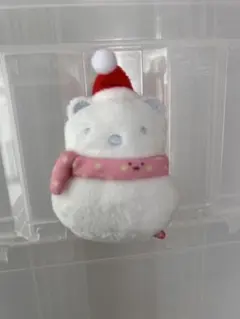 すみっコぐらし しろくま ゆきだるま てのりぬいぐるみ クリスマス