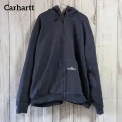 Carhartt カーハート ジップパーカー ネイビー フーディ ワークウェア