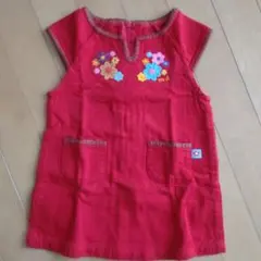 ミキハウス　 サイズ90　ジャンパースカート　ワンピース