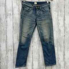 【 Lee 】ローライズ ストレート デニム パンツ ハラコタグ XSサイズ
