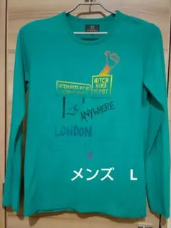 R. NEWBOLD トップス カットソー ロングTシャツ グリーン