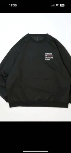 Starting Over ダンボールニット クルーネックスゥエット ブラックM