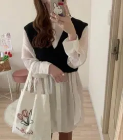 バンドカラーシアーシャツチュニック mysa&lina ミーサリーナ ホワイト