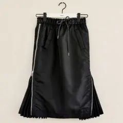 美品】sacai（サカイ）プリーツ ラップスカート 0サイズ - メルカリ