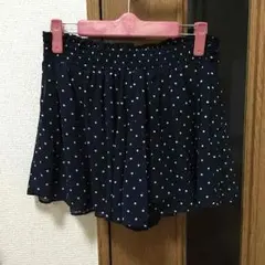 earth 水玉シフォン♡キュロットスカート