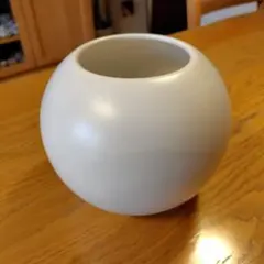 ヴィンテージ ドイツ白磁花瓶 ミッドセンチュリー陶器フラワーベース
