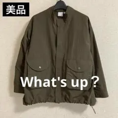【美品】what's up? / ナイロンリップストップジャケット