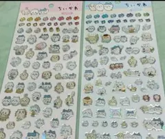 ちいかわ　ぷっくりあしーる　クリア、ピンチ　２枚セット　正規品