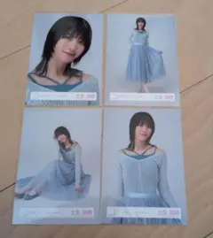 櫻坂46 土生瑞穂 生写真 4種コンプ ランダム生写真 芸能人 アイドル