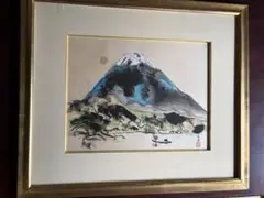田崎広助　富士山 水墨画 掛け軸 田崎広助 富士山 水墨画 掛け軸 - メルカリ