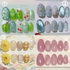 ハンドメイド ネイルチップ サイズオーダー