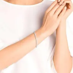 ななさん専用 テニス Dluxe ブレスレット スワロフスキー