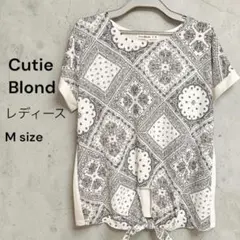 Cutie Blond ペイズリー柄トップス レディースMサイズのサムネイル