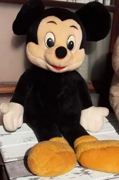 大きなミッキーマウスのぬいぐるみ　ヴィンテージミッキーマウス