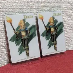 ゼルダの伝説　ティアーズオブザキングダム　ウエハース　キャラクターカード　2枚