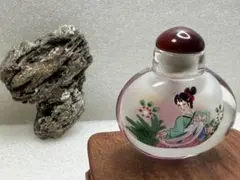 パンダ小瓶　熊猫パンダガラス鼻煙壺 手描き 內絵 中国伝統工芸 無形文化遺産 手描き 内絵 鼻煙壺 中国伝統工芸 魚 ガラス製 工芸品 - メルカリ