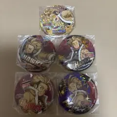 僕のヒーローアカデミア　ナムコ限定　ホログラム缶バッジ　ホークス 5点セット