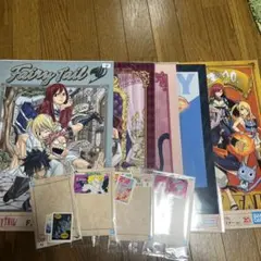 一番くじ FAIRY TAIL 20周年 F賞 クリアポスター　6枚セットG賞付