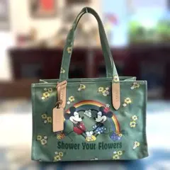 【COACH】Disney100周年限定ミッキー＆ミニートートバッグ【最終価格】